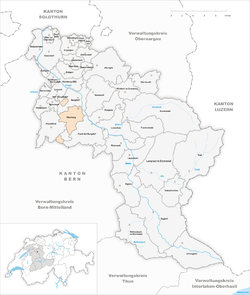 Karte Gemeinde Oberburg 2010